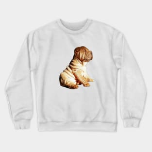 Shar Pei Cute Puppy Dog Crewneck Sweatshirt